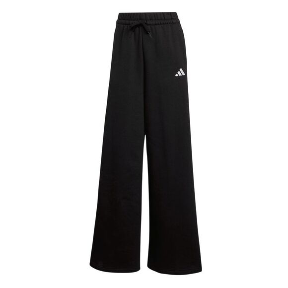 Adidas Pants - Adidas Womens/Ladies Essential French Terry 3 Stripes Sweatpants / Black/White